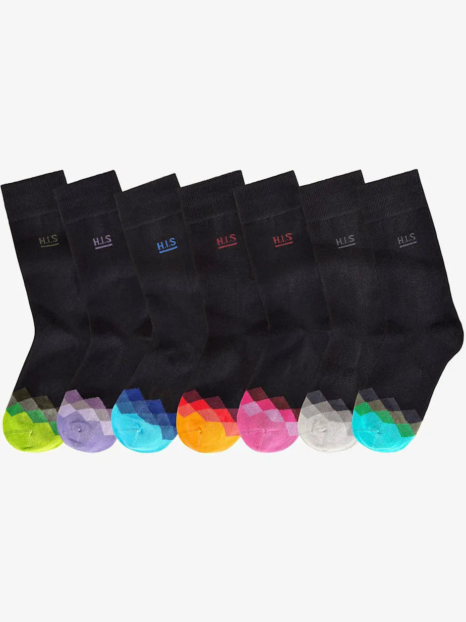 socks socquettes with pointe joliment colorée